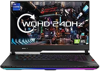 ASUS ROG Strix Scar 15 G533ZW 15.6" 240Hz Gaming Laptop (Intel i9-12900H, Nvidia GeForce RTX 3070Ti Laptop GPU, 16GB RAM, 2TB PCIe SSD, Per Key RGB, Windows 11)