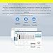 VTSYIQI Portable Spectrocolorimeter Spectrophotometer Grating Spectrophotometer with Aperture Ø8mm Repeatability 0.04 Interstage Variation 0.35 USB D/8 SCI 10000 Samples Data Storage