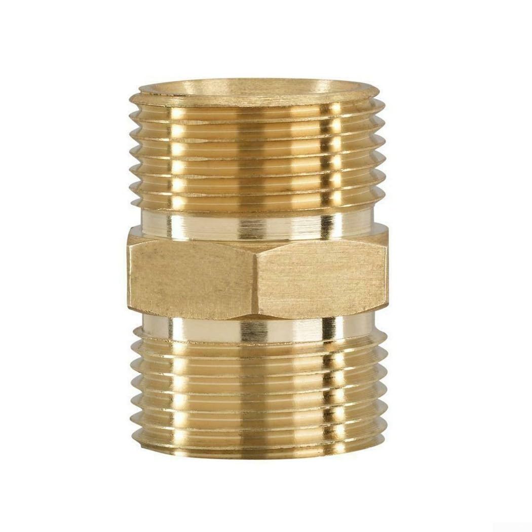 Heavy Duty M22 15mm X M22 15mm Hose Connector, Compatible with