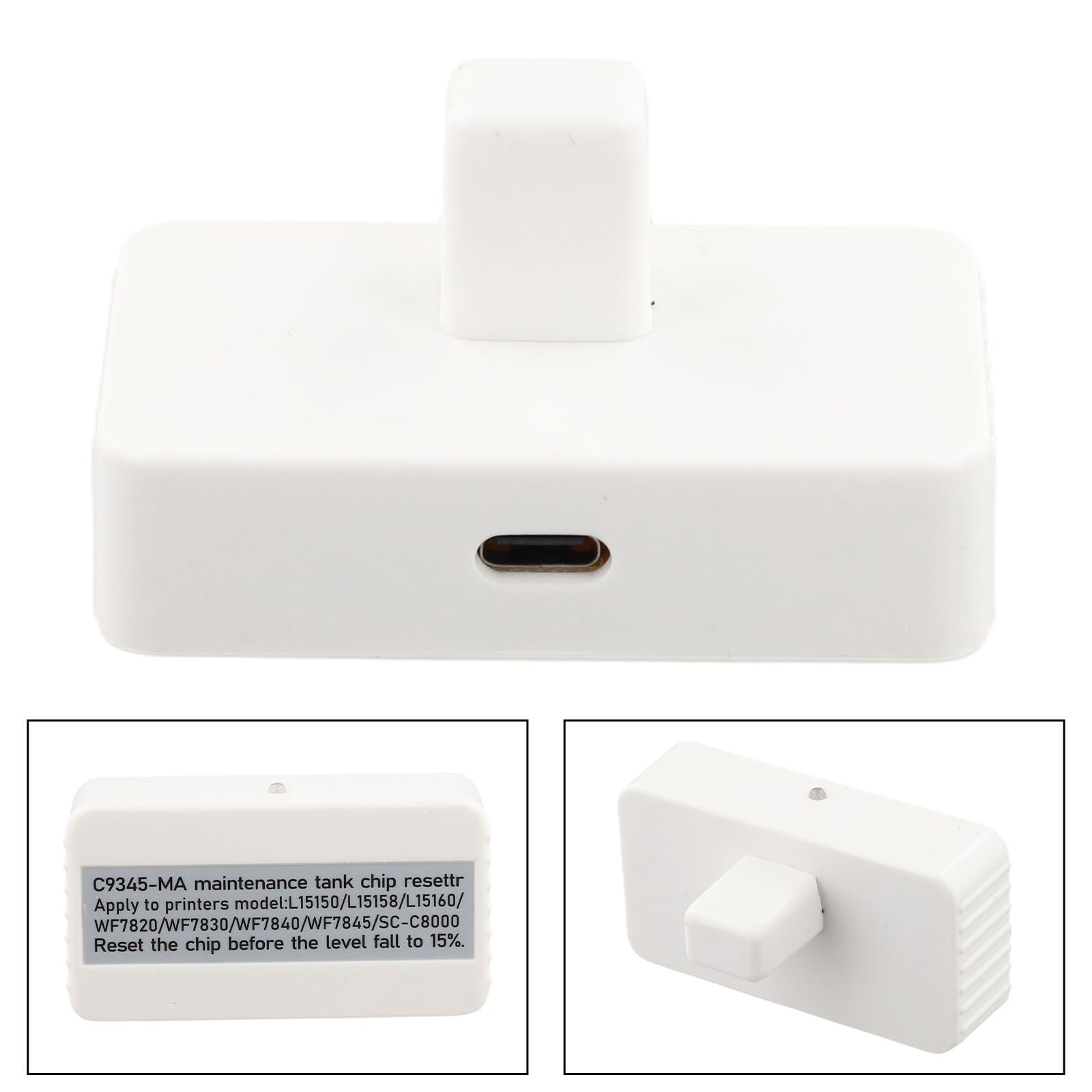 C9345 Boîte de maintenance réinitialisateur de puce pour imprimante Epson ET-8550 ET-5800 ET-8500 L8058 L18058 WF-7845 Outil de réparation 1 paquet