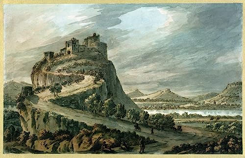Peinture paysage de château Robert Adam pour créer un salon élégant avec l'art mural SERENDIPITP