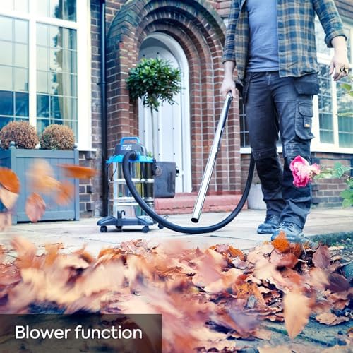 Bild 2 - Vacmaster VQ1530SFDC 3in1 Nass- und Trockensauger Bodenstaubsauger, Starke Saugleistung, Wasserablassöffnung, Edelstahl 1500W 30L