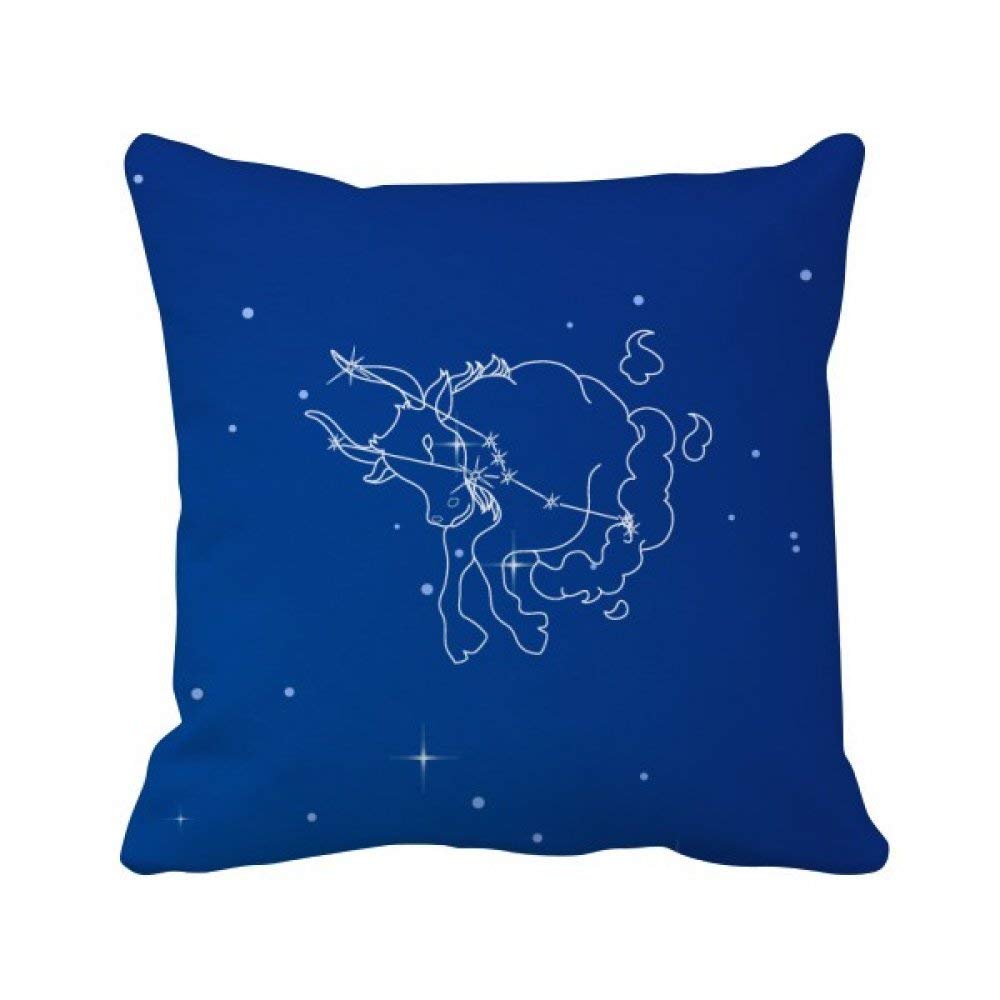 Coussin Taureau Star Universe motif carré idée cadeau déco anniversaire