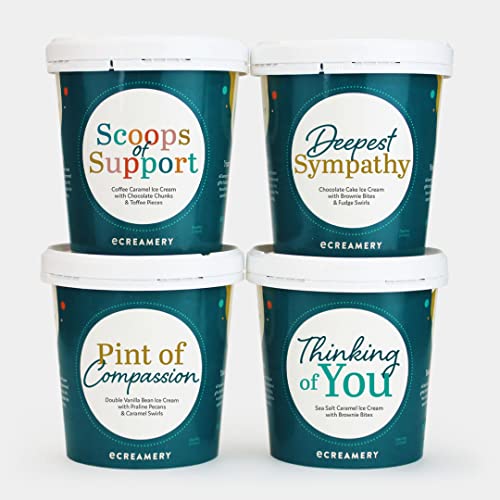 eCreamery Thinking of You Sympathy Gift - Classic Ice Cream