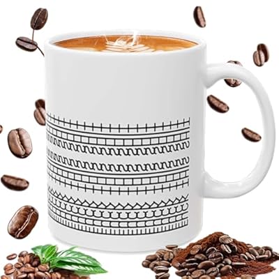 Fuck This Shit Taza 350 ml Fuck This Shit Mug Taza de Cerámica de Mensaje Hidden Divertida Taza de Café con Asa Aislada Divertida Taza de Regalo para Bebidas Frías y Calientes Blanca