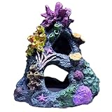 Atractivo estético mejorado: estas pequeñas figuras de coral añaden un toque de belleza natural a su pecera, creando un paisaje submarino visualmente atractivo..Los colores vibrantes y los detalles intrincados los convierten en una adición destacada a la decoración de cualquier acuario.