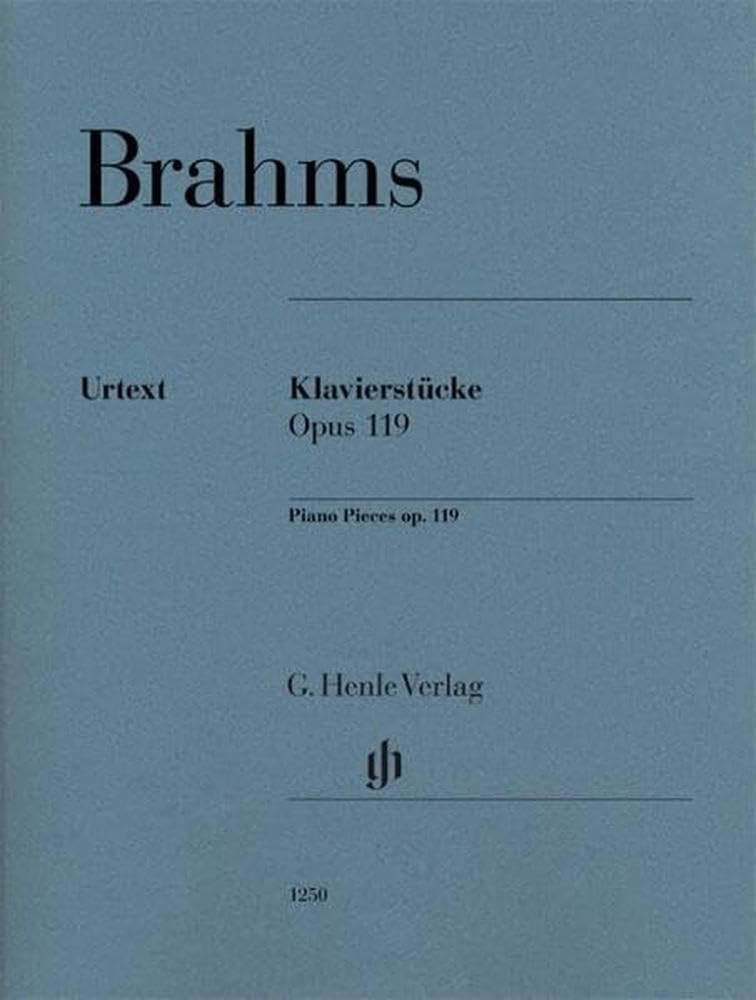 Piano Pieces, op. 119 - Revised Urtext Edition - piano solo - sheet music - (HN 1250) (English, German and French Edition)