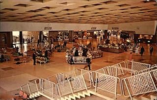 Love Field - Interior of Airport Terminal Building Dallas, Texas TX Original Vintage Postcard
