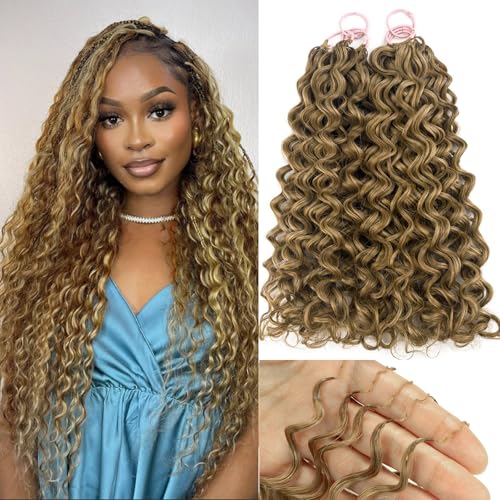 Crochet Human Hair for Black Women Blonde Curly Human Crochet