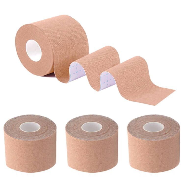 Clooflar Kinesiotapes,3 Rollen Kinesiologie Tape 5cm x 5m,Elastisches Profi Physio Tape Sport