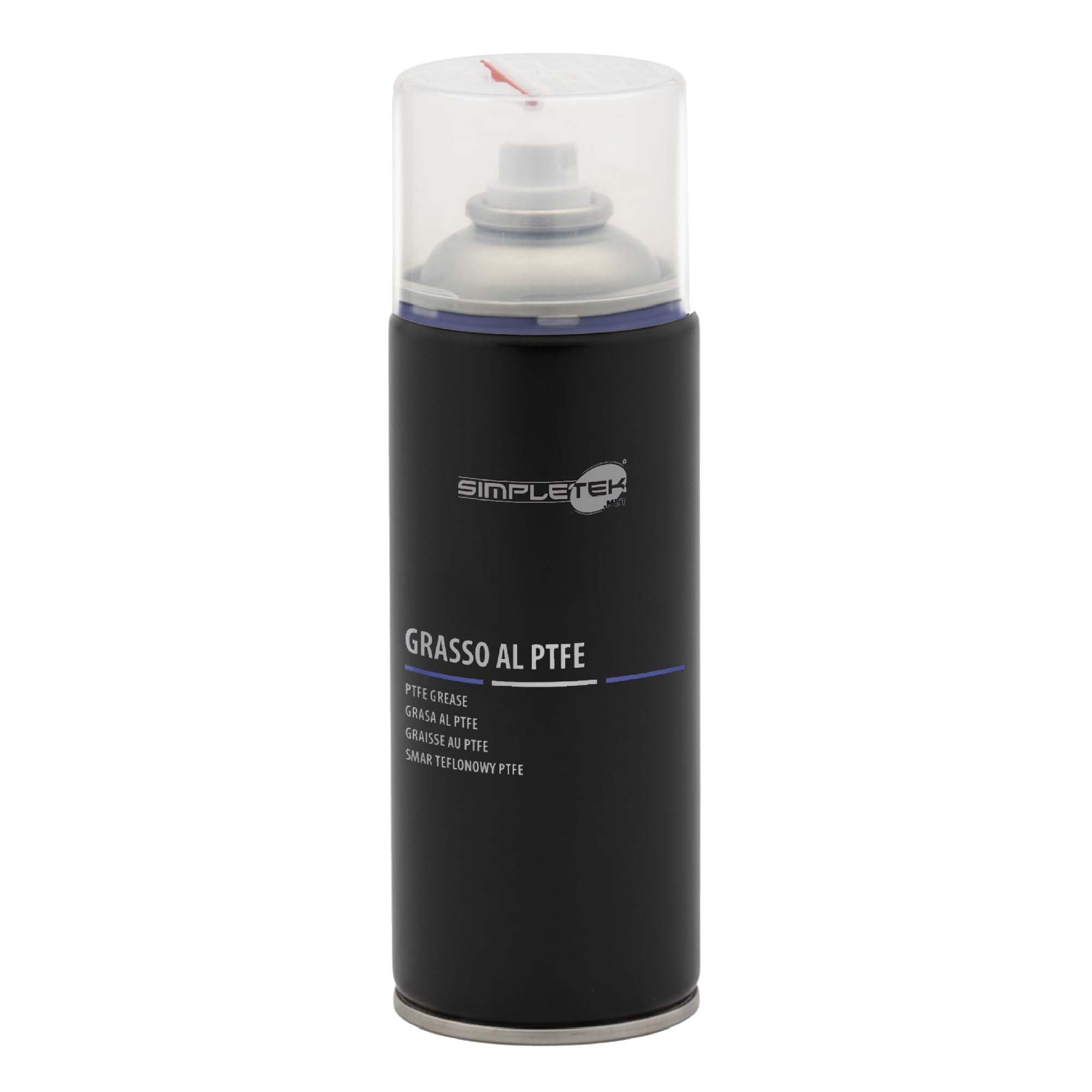 SIMPLETEK - 12x Grasso al PTFE Spray Lubrificante Alte Temperature 400ml | Grasso al PTFE