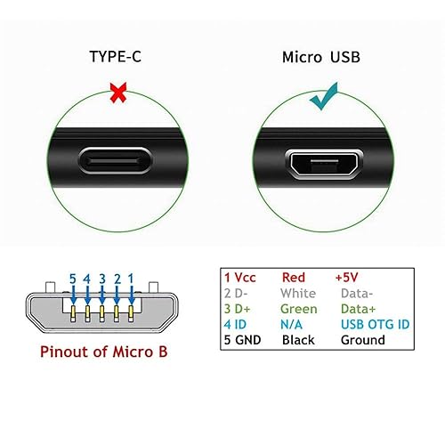 Miniatura 10 de xiwai Micro USB 2.0 hembra a macho 5Pin opuesto en forma de U hacia atrás tipo ángulo cable de extensión de datos para teléfono portátil 0.3M