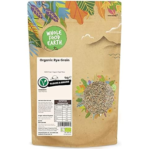 Wholefood Earth Organic Rye Grain - 1kg Cover