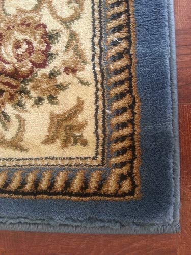 Home Must Haves Area Huge Blowout Sale French Design Rug Light Blue Medallion Carpet Floral, (8' X 10') Feet #TOP4