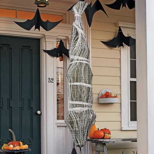 Cadáver falso decorativo para ambientar el césped del jardín y patios en Halloween 3