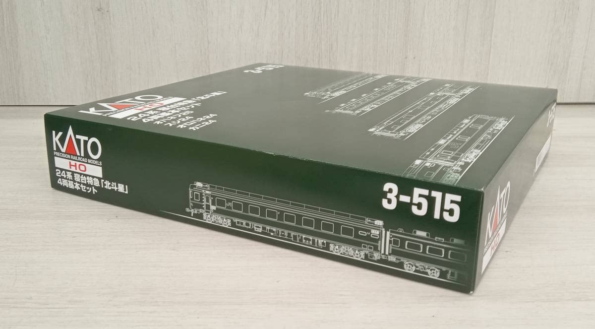 KATO 24系寝台特急「北斗星」4両基本セット 3-515 KATO [3-515] 24系 寝台特急北斗星 4両基本セット (1:80 16.5mm