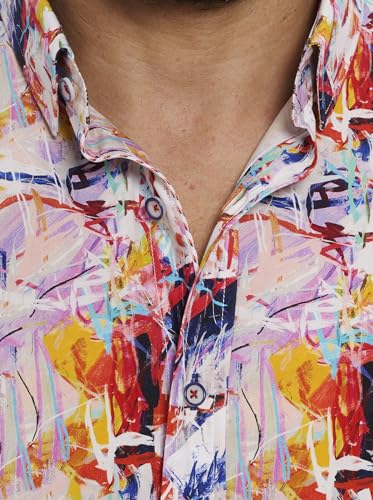 Robert Graham Men's Ledger Short Sleeve Woven Shirt3