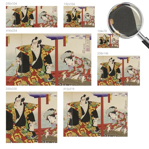 Fotomural adhesivo teatro japonés de 152x104 cm lavable para tapar imperfecciones de pared 6