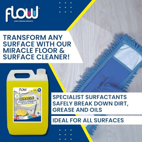 Flow Lemon Floor & Surface All Purpose Cleaner Concentrate 10 Litre - Image 2