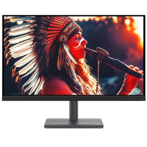 Image of Lenovo L-Series 68.58 cm (27 inch) FHD IPS Ultraslim Monitor |16.7 Mn Colors, 75Hz, 4ms, AMD FreeSync, HDMI, TUV Eye Comfort & Low Blue Light, Smart Display Customization Artery - L27e-30