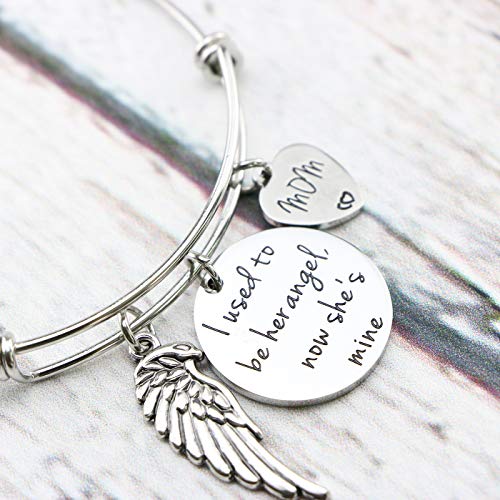 Awegift Memorial Jewelry Remembrance Loss of Mom Dad Father Mother Necklace Bracelet Sympathy Gift3