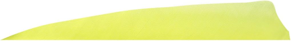 Gateway Shield Cut Feathers Flo Yellow 4 in. RW 100 Pk.
