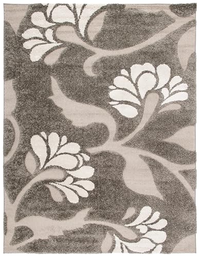 Safavieh Florida Shag Tapete Decorativo 9x12 Beige y Gris miniatura 3