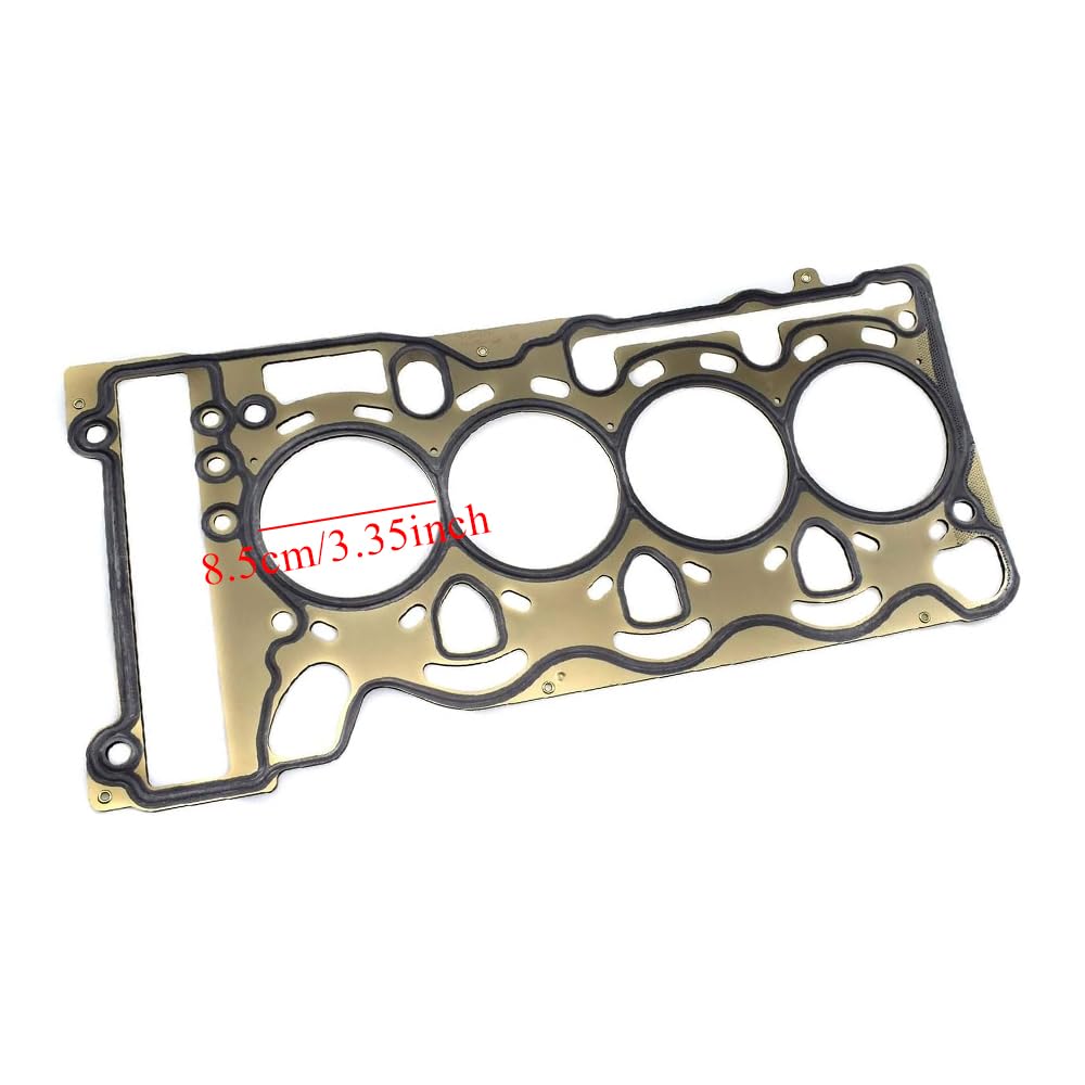 Riloer Guarnizione della testata del cilindro, set di guarnizioni per testata del cilindro del motore dell'auto, in metallo, compatibile con BMW E90 316i E91 318i E91 320i Touring/Wagon 2008-201