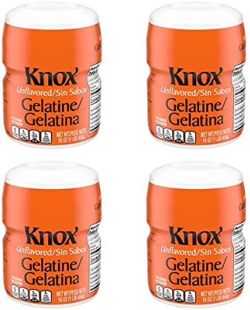 Original Unflavored Gelatin Dessert Mix - 16 oz Jugs (4 Pack)