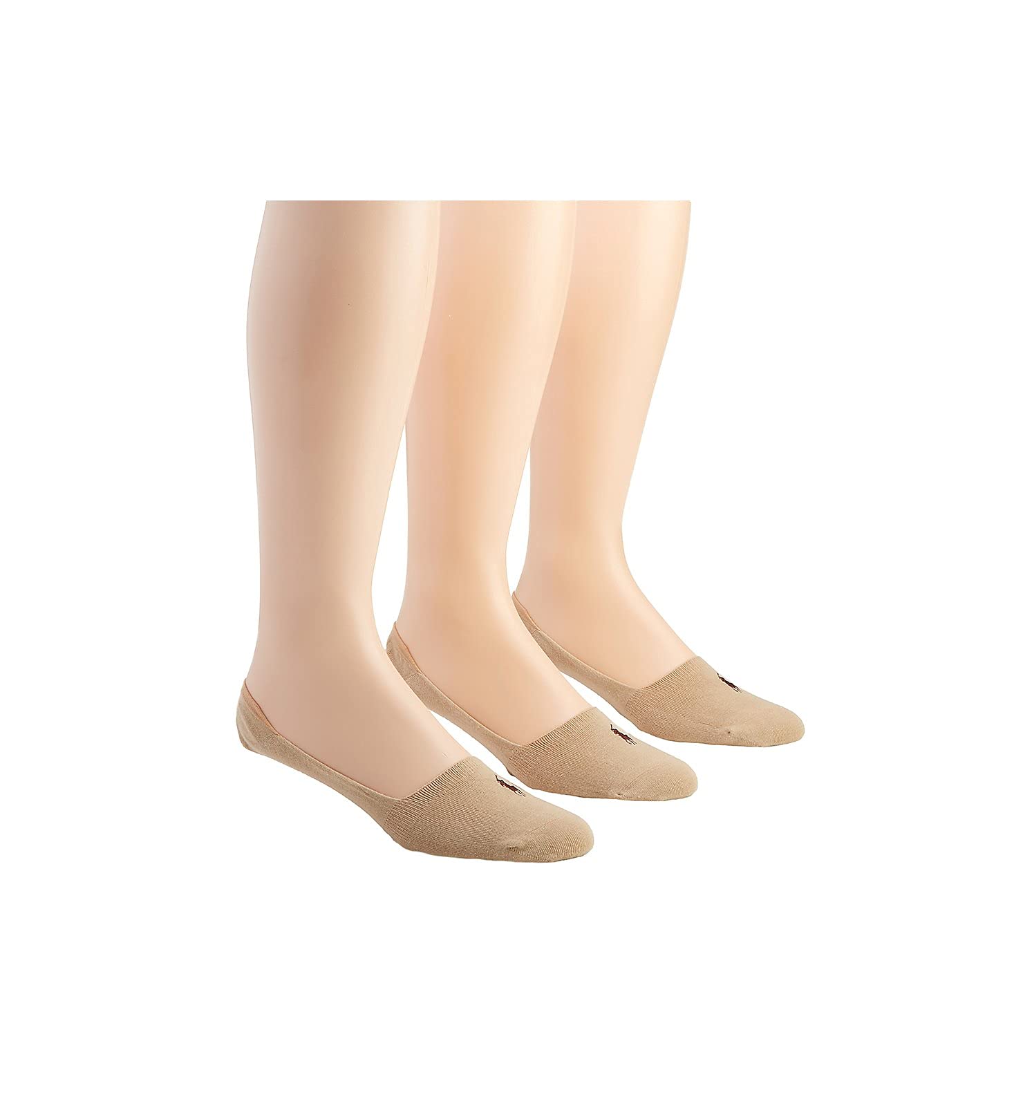 Mens Dress Liners 3 Pair Pack - Lightweight Cotton Comfort With Non-slip Heel