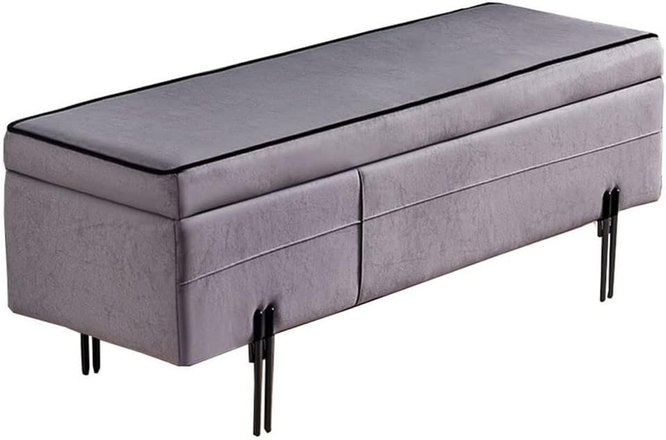 Coffre de Rangement rectangulaire pour sublimer votre entrée ou votre bout de lit en tissu