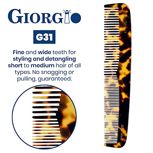 Giorgio G31 Peine de Dientes Finos y Anchos miniatura 4
