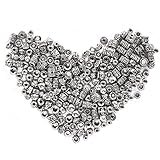 Regalo de bricolaje: las cuentas espaciadoras son perfectas para los amantes de las artes y manualidades de bricolaje, también son accesorios ideales para regalos de bricolaje. Puedes hacer tus propios aretes de collar de pulsera como regalo.