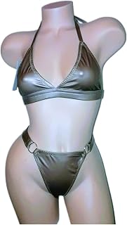 Women's Stripper Outfit "Melody 2 Euro" Wide Thong Thick Band Dancewear Bikini Two Piece Stripper Lingerie