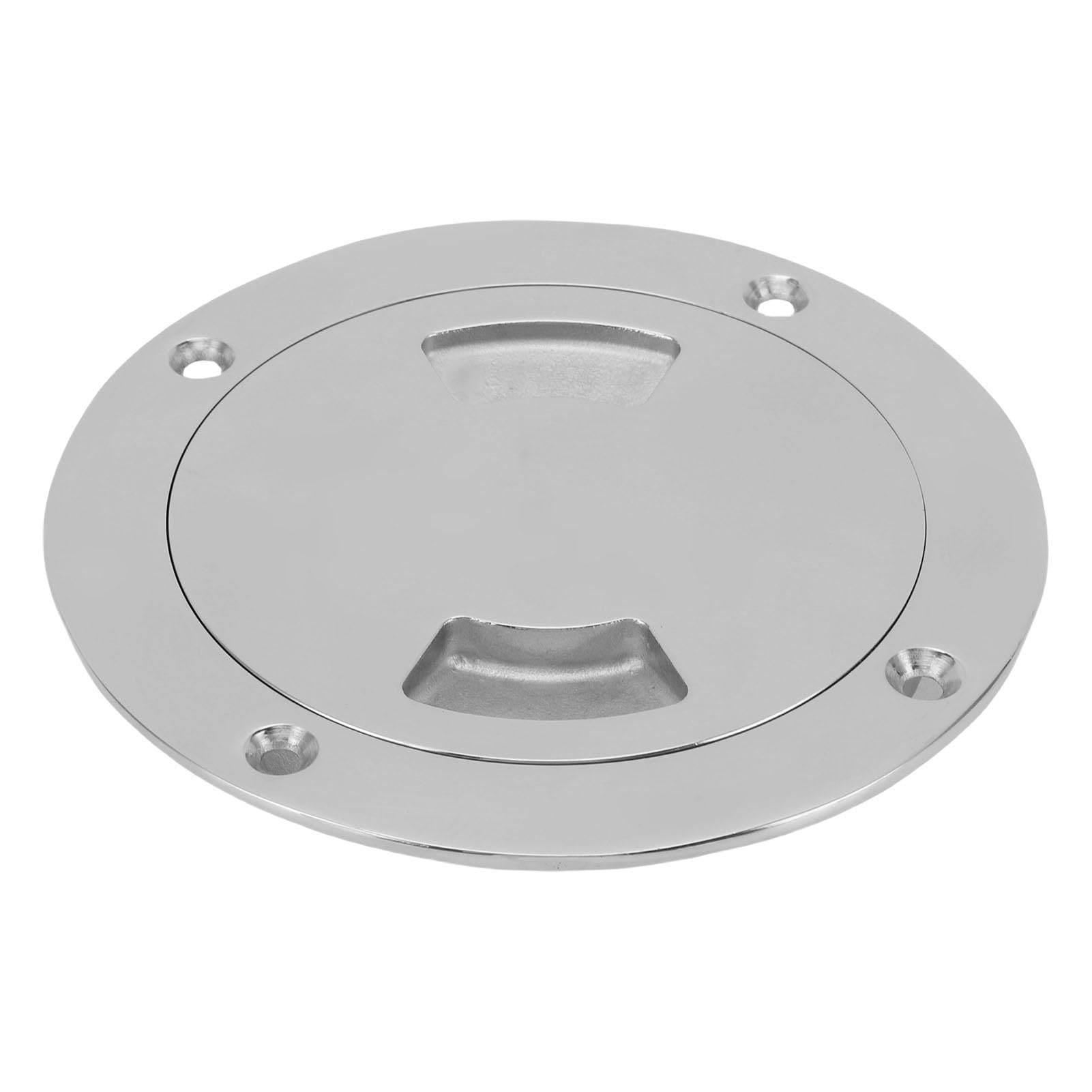 Sportello Oblò Rotondo 4 Pollici, Copertura Coperta in Acciaio | Copertura staccabile, portello marino antiscivolo, portello di ispezione sigillato in gomma per imbarcazioni da diporto