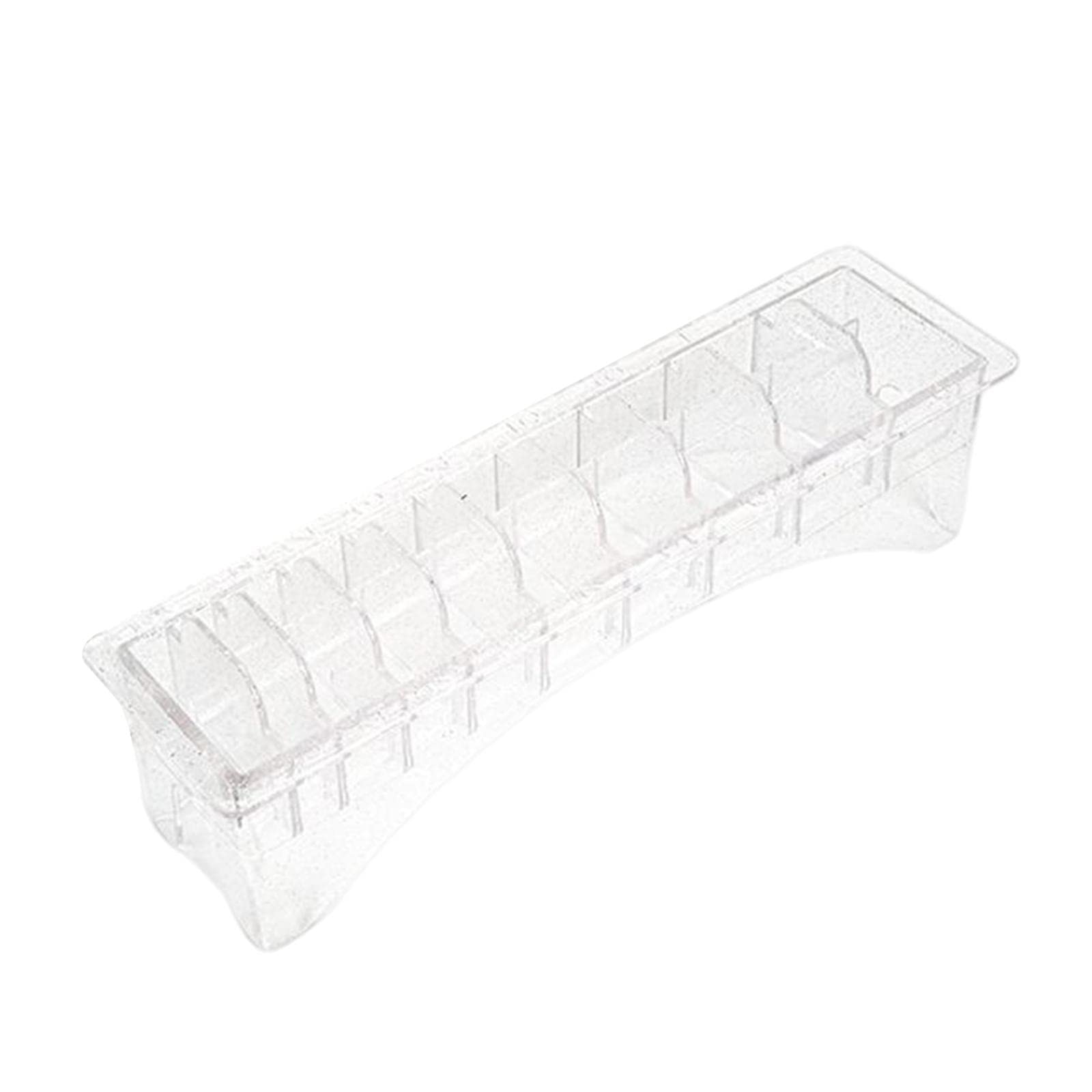Guide Comb Storage Box 10 Grid Container Transparent for Barber Shop-picture-10