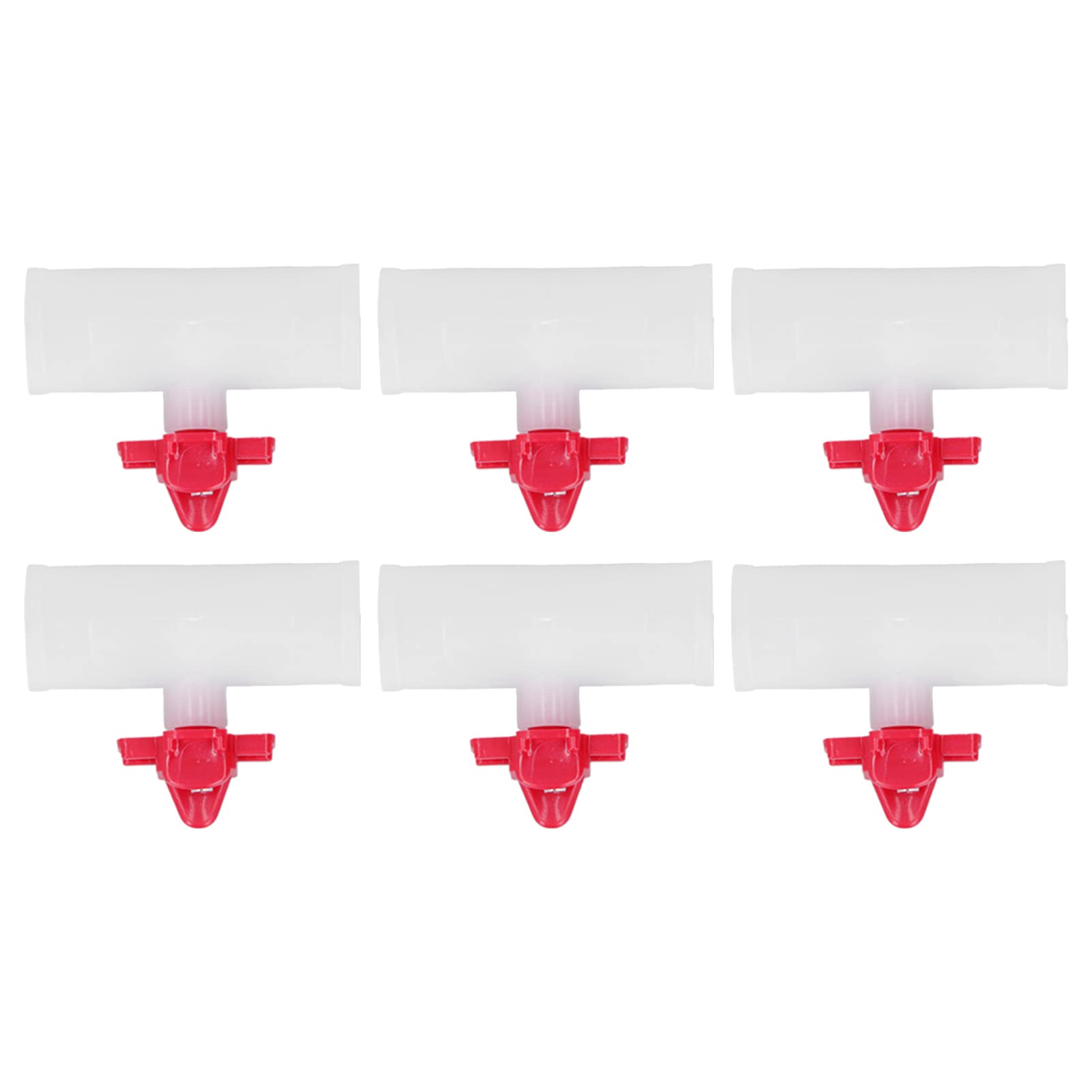 Ejoyous Abbeveratoio Automatico per Polli in Acciaio Inossidabile PP, Set da 20 con Giunti a T Ridotti, Facile Installazione per Secchi, Gabbie per Pollai, Quaglie, Piccioni (G3/4)