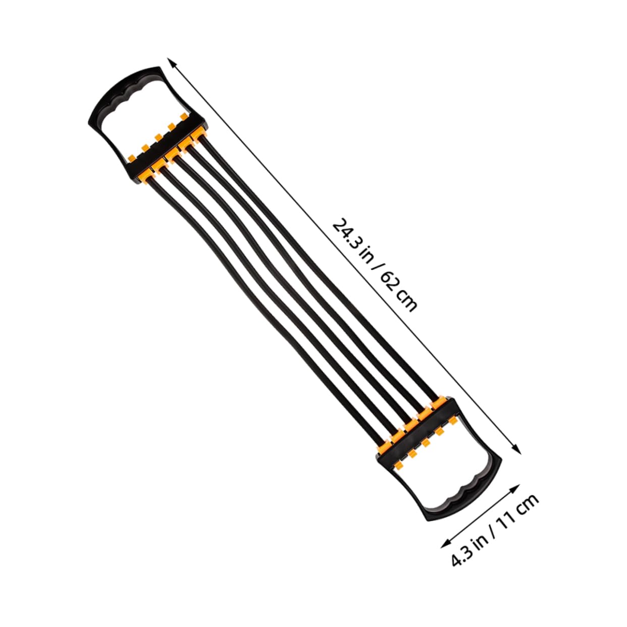 Fascia Elastica di Resistenza 2 Pezzi Tpe per Esercizi Fitness | Struttura Stabile, Installazione Semplice, Uso per Bicipiti e Tricipiti, Pratica in Movimento