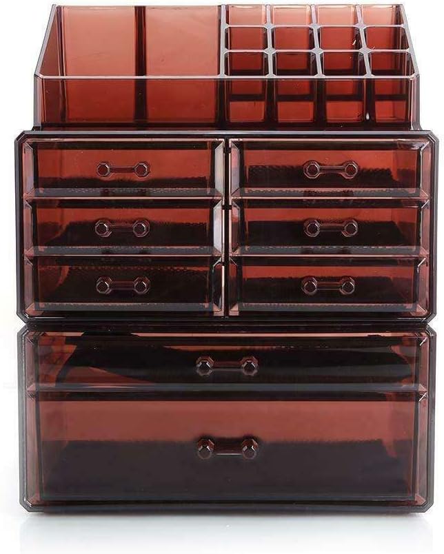 LKOP Acrylic Jewelry Makeup Cosmetic Organizer Case Display Holder Drawer Box Storage Cosmetic-display-cases Makeup organizer Bathroom organizer Makeup bag Storage cabinet Bathroom storage Makeu