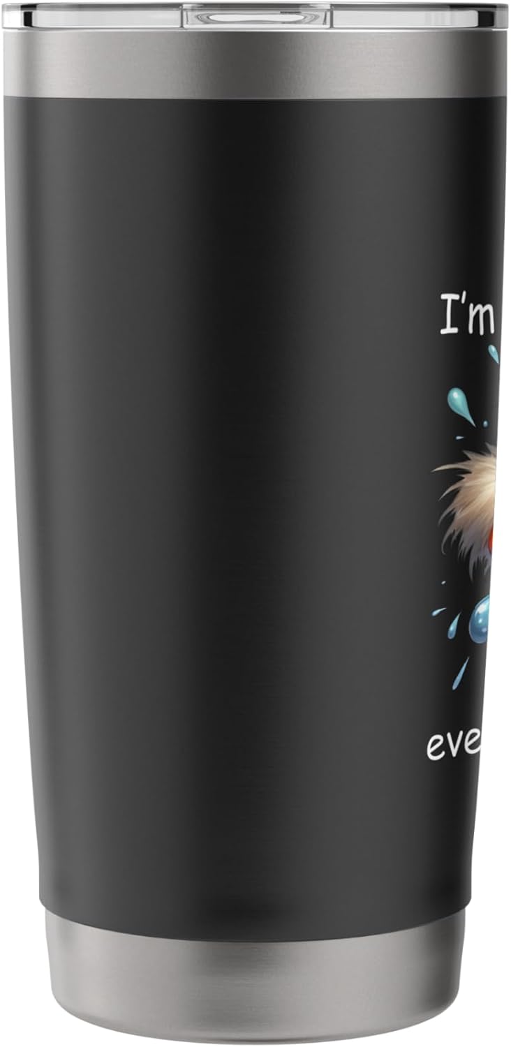 Funny Duck It's Fine I'm Fine Everything Is Fine Stainless Steel Insulated Tumbler - Image 4