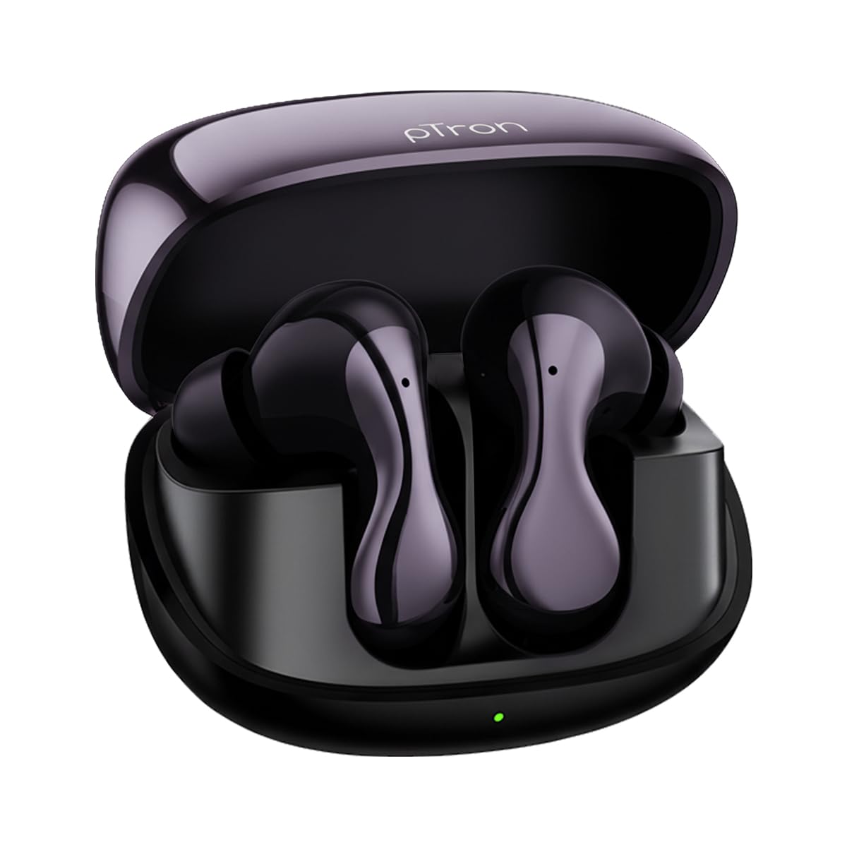 pTron Bassbuds Tango in-Ear TWS Ear Buds w/Custom EQ, 50hrs Playtime, Pristine Sound, Dual Mic, TruTalk ENC Calls, Mobile App,Wireless Bluetooth V6.0,Touch Controls,Type-C Charging, IPX5 (Nexua Black)-image-38