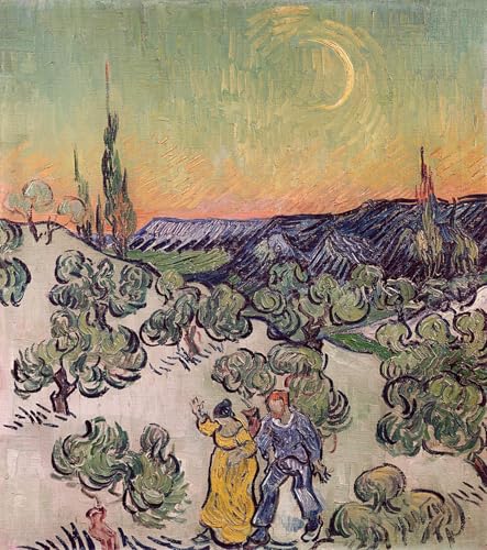 Toile Paysage au clair de lune Van Gogh pour transformer l'ambiance de votre chambre