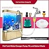 Replacement Python Hands-Free and Spill Free Aquarium Hook， PVC Aquarium Water Filler Hanging Fish Tank Hook Filler with Flow Switch for 1/2“, 5/8”, 3/4” Hose #2
