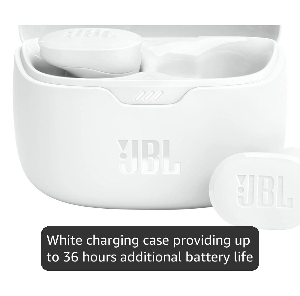 【新品未開封】JBLワイヤレスイヤホン TUNE115TWS ホワイト JBL TUNE 115TWS True Wireless Earbuds with Mic, Bluetooth, In-Ear