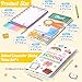 Xqumoi Best School Counselor Sticky Notes Set - Teacher Appreciation Self-Stick Note Pads Educator Writing Memo Pad Page Marker Bookmarker Back to School Office Supplies Thanksgiving Christmas Gift