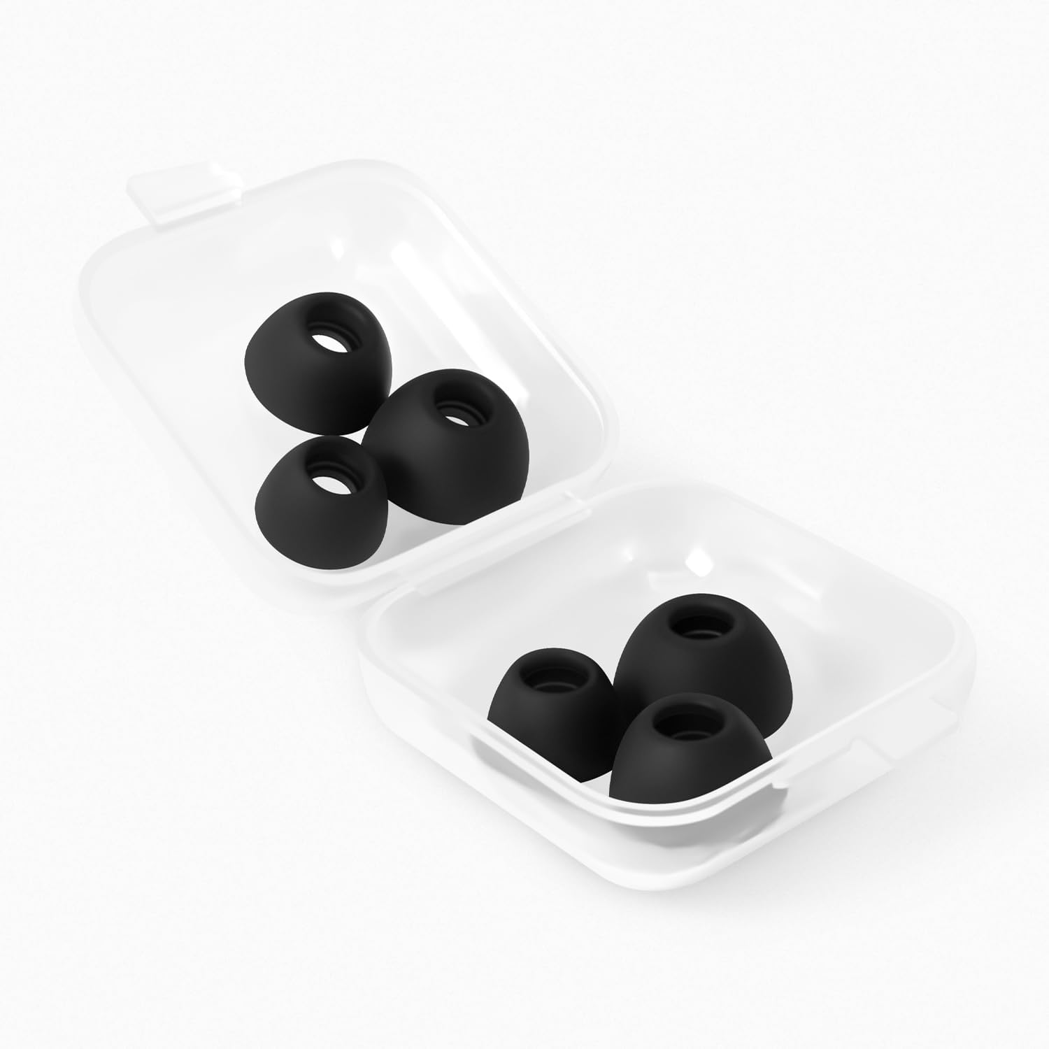 Geiomoo Silicone Ear Tips for Anker Soundcore Sport X20, Replacement Eartips Earbuds Earpads (Black, L/M/S) image 4