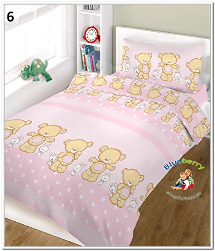BlueberryShop - Set di biancheria da letto con