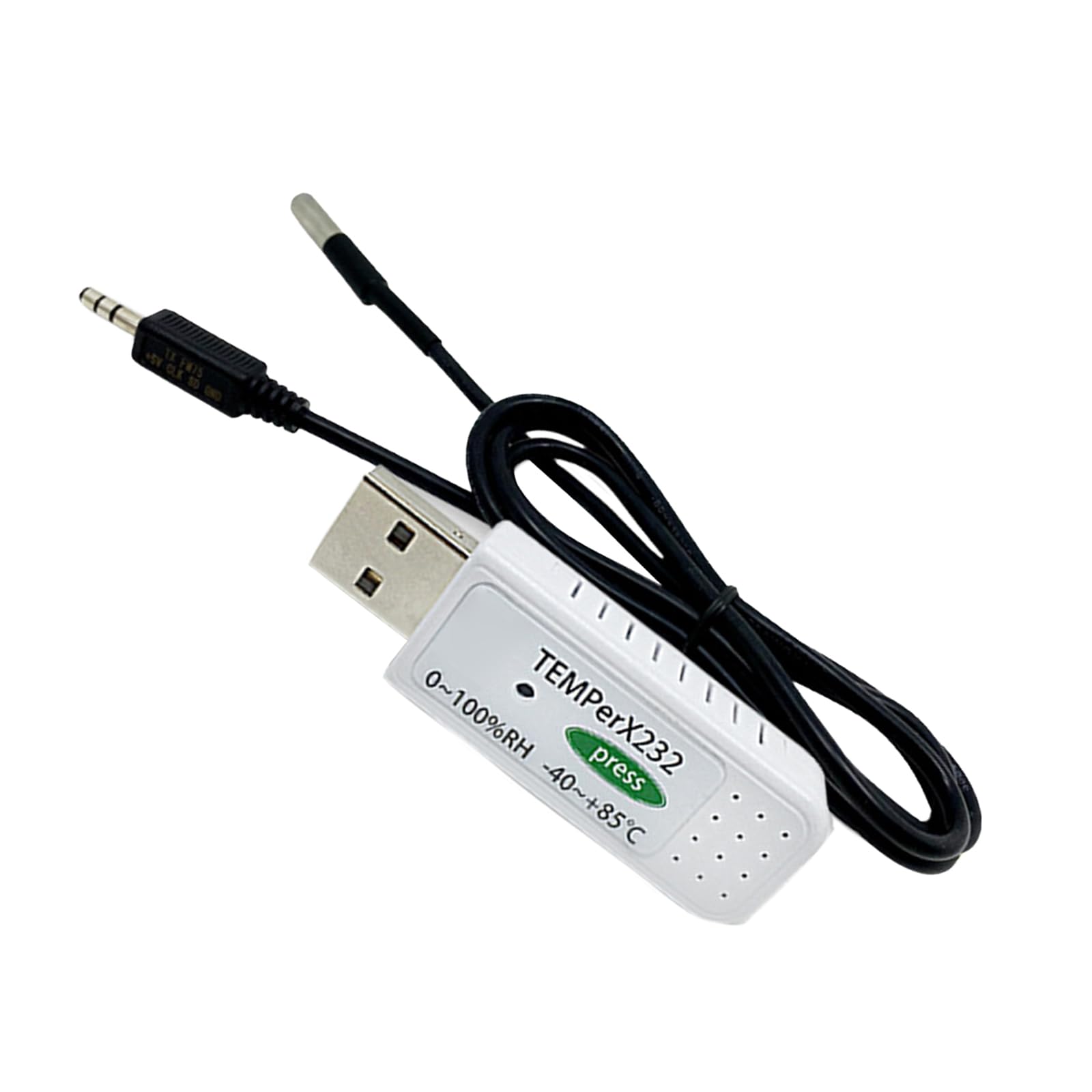 USB miernik temperatury i wilgotności, sonda zewnętrzna, alarm e-mail, przechowywanie danych, rejestrator,