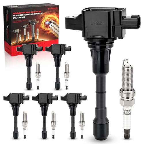 UF550 Ignition Coils & Spark Plugs Set For Infiniti EX35 G25 Nissan…
