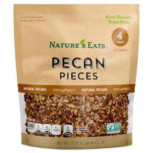 Nature's Eats, Pecan Pieces, 16 Oz